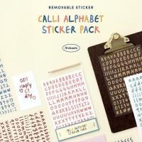 ราคา Calli Alphabet Sticker Pack (10 sheets a pack) สติ๊กเกอร์ตัวอักษร แพ็ค 10 แผ่น (11025577109)