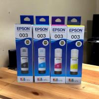 ราคา หมึกเติมแท้ epson 003 Epson Ink Original 003 C,M,Y,BK สำหรับเครื่อง L3110 L3150 หมึกแท้ชนิดเติม (25215440956)