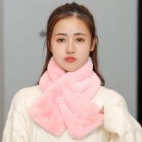 ราคา ผ้าพันคอแบบสอดขน เฟอร์นุ่ม ขนนุ่มมากๆ อุ่นมากๆ (3366352093)