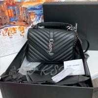 ราคา ysl medium college Black (14060563547)