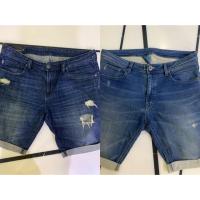 ราคา ยีนส์ขาสั้นผู้ชาย มือ 2 cc double o ของแท้ % (5843633741)