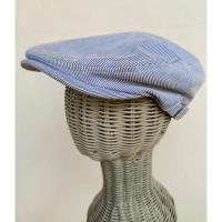 ราคา หมวกผ้าลายทางทรง flat cap (9190841855)