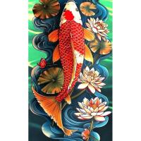 ราคา รูปโปสเตอร์ ปลาคาร์ฟ นำโชค ไม่มีกรอบ ขนาด 25*42 cm ติดผนัง ภาพมงคล เสริมฮวงจุ้ย ตกแต่งบ้าน (27516509431)