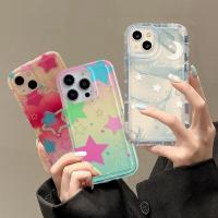 ราคา SAMSUNG เกาหลีน่ารักy2kสีสันgradient Stars MoonสําหรับSamsung Galaxy S24 S23 S22 S21 S20 Ultra S10 หมายเหตุ 20 10 Plus S23FE S20FEนุ่มAnti-Fall TPUเคสโทรศัพท์ (28213605713)
