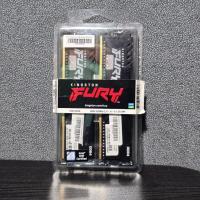 ราคา แรมพีซี RAM 16GB (8GBx2) DDR4 3200MHz (หน่วยความจำ) KINGSTON HYPER X FURY (BLACK) มือ2/ประกันศูนย์ไทย INGRAM (28425539840)