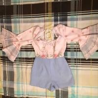 ราคา ชุดจั๊มขาสั้นป้ายsomething (7836195690)