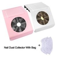 ราคา 40W Nail Dust Collector Fan เครื่องดูดฝุ่น CleanerMachine พร้อมเครื่องมือถุงเก็บฝุ่น (44218884448)