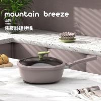 ราคา Titanium Pan Kitchen Square กระทะเกรดอาหารขายส่งลึกในครัวเรือนไม่เคลือบกระทะหม้อซุป Non-Stick SOQQ (42060813830)