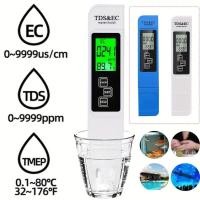 ราคา 3in1ปากกาตรวจจับคุณภาพน้ำในครัวเรือนน้ำดื่มความบริสุทธิ์ EC Meter ความแม่นยำสูง TDS Meter 0-9990ppm Digital Water Tester (27019560786)