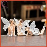 ราคา ชุดนางฟ้า 3 ชิ้น (พลาสติกทึบ) สําหรับตกแต่งชั้นวางของ ชั้นวางของติดผนัง โต๊ะทํางาน ชั้นวางหนังสือ (42313532824)