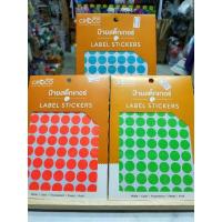 ราคา 1แพ็ค/10แผ่น สติ๊กเกอร์พาสเทล สติ๊กเกอร์วงกลม สติ๊กเกอร์สีสด วงกลม Circler Pastel Circle , label stickers (5797446218)