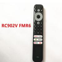 ราคา TCL Voice Command TV รีโมทคอนโทรล RC902V FMR6 เหมาะสําหรับ TCL TV Voice รีโมทคอนโทรล RC902V FMR1 FMR4 FMR6 FMR2 FAR1 50/55/75C725 P735 C635 (28316410410)