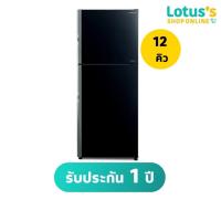 ราคา ฮิตาชิ ตู้เย็น 2 ประตู ขนาด 12 คิว สีดำ(กลาส แบล็ค) รุ่น RVGX350PF1 HITACHI REFRIGERATOR 2DOORS 12Q RVGX350PF-1 GBK. (22654166854)