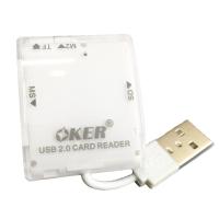 ราคา OKER CardReader USB V2.0 ตัวอ่านเมมโมรี่การ์ด C-1924 (40647955)