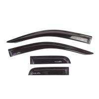 ราคา [ E-TAX ] คิ้วกันสาด NISSAN Navara NP300 2014 - รุ่นปัจจุบัน cab คิ้วประตู, คิ้วกันฝน ดำ (AOS) (4916585312)