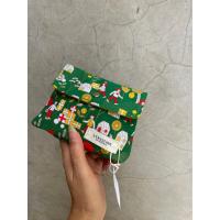 ราคา รุ่นหายาก LOccitane สีเขียวรูปแบบกระเป๋าเครื่องสําอางคลัทช์กระเป๋าถือกระเป๋าเก็บ (24646523601)