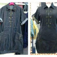 ราคา เสื้อผ้าคนอ้วน เดรสยีนส์ อก52" (3216292746)