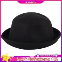 ราคา หมวกชามแตงโมแบบแชปลิน สีดำ พร้อมขายในสต็อก (24346760505)