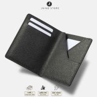 ราคา [หนังแท้] กระเป๋าสตางค์หนังผู้ชาย saffiano Nome II Jnino เรียบง่าย กระเป๋าสตางค์หนังยืน (ขอชื่อแกะสลัก) (44408826578)