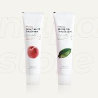 ราคา พร้อมส่ง ยาสีฟันเกาหลี Pleasia Peach Mint / Green Tea Mint ของแท้ (10104065242)
