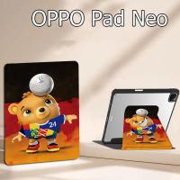 ราคา กรณีป้องกันสมาร์ทเคส OPPO Pad neo 11.4 OPPO Pad Air2 11.4 หมุน 360 องศา พร้อมช่องใส่ปากกา (26305225532)