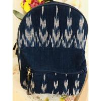 ราคา กระเป๋าเป้สะพายหลังย้อมผ้าทอย้อมครามสีธรรมชาติ100% ผ้าทอสกลนคร ใบใหญ่ (21540798329)