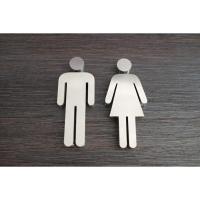 ราคา ป้ายสัญลักษณ์ห้องน้ำสแตนเลสยกขอบ รูปชายหญิง (แบบที่ 1) (7816971300)