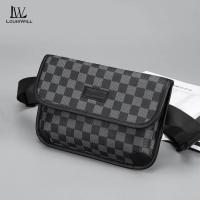 ราคา หลุยส์วิลล์ ผู้ชายกระเป๋าคาดหน้าอกแฟชั่นเอวกระเป๋าธุรกิจกระเป๋าสะพายข้ามร่างกายกระเป๋าน้ําหนักเบากันน้ํากระเป๋าลําลอ (29339800071)