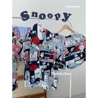ราคา Twinkybox | ชุดนอนลาย snoopy สีน้ำเงิน ผ้าไหมเกาหลี (22987843805)