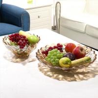 ราคา ถาดผลไม้แก้วคริสตัลสีเหลืองลายเพชรสุดหรู (43355946088)