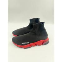 ราคา Balenciaga Speed Sneaker Cleae Sole Trainer Black /Red Size : 8 UK 42 EUR 9USA (24378765489)