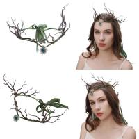 ราคา Crazy ชาติพันธุ์สาขาแถบคาดศีรษะ Shinning Rhinestone Headpiece ผู้หญิง Prom Party เครื่องประดับ (40817614551)