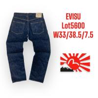 ราคา กางเกงยีนส์ EVISU LOT5600 สินค้าแท้ ผลิตญี่ปุ่น เอว 33“ (40004105458)