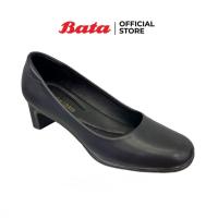 ราคา *Best Seller* Bata บาจา รองเท้าคัทชูหนัง รองเท้ารับปริญญา ทำงาน สำหรับผู้หญิง ส้นสูง 2 นิ้ว สีดำ รหัส 7516661 (7525710727)