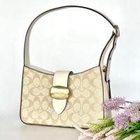 ราคา กระเป๋าสะพายไหล่ COACH ELIZA SHOULDER BAG IN SIGNATURE CANVAS (24520552189)