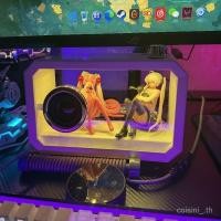 ราคา เดสก์ท็อปคอมพิวเตอร์เล่นเกมโปร่งใสบลูทูธเสียงแบบมีสายเดสก์ท็อปซับวูฟเฟอร์เครื่องประดับบรรยากาศแสงรูปของขวัญเก็บ (42356732108)