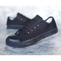ราคา SIZE37-45 รองเท้ายี่ห้อ LEO รองเท้าผ้าใบ รุ่น 955 สีดำล้วน (649151744)