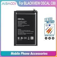 ราคา AiBaoQi Original LiFHPV466595P แบตเตอรี่5180MAh สำหรับ Blackview OSCAL C80โทรศัพท์มือถือ Bateria พร้อมเครื่องมือ (23778653020)