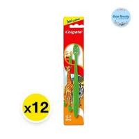 ราคา (12ด้าม/แพ็ค) Colgate Toothbrush คอลเกต แปรงสีฟันสำหรับเด็ก ขนแปรงนุ่มพิเศษ (24813157390)