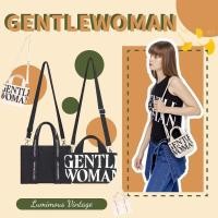 ราคา GENTLEWOMAN MICRO CANVAS TOTE / BOX TOTE BAG ไมโคร กระเป๋า กระเป๋าถือ กระเป๋าสะพายข้าง gentlewoman ของแท้ Crossbody Bag (29981122920)