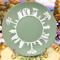 ราคา Wedgwood Jasperware Sage Green Plate จานขนาด 9.5 นิ้ว (22832222432)