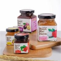 ราคา บ้านไม้หอม แยมผลไม้ สตอเบอรี่ / ลิ้นจี่/ สับปะรด/ พลัม/ มัลเบอรี่ 225กรัม (29021366499)