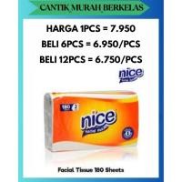 ราคา CMB TISSUE NICE 180 แผ่น 360 แผ่น 2 ชั้น / DAILY FACIAL TISSUE NICE DRY TISSUE (42714707700)