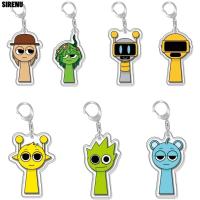 ราคา SIRENU Sprunki พวงกุญแจ, อะคริลิค Oren การ์ตูนจี้พวงกุญแจ, ของขวัญคู่ Pinki Creative Rhythm กล่องพวงกุญแจ (28291427024)