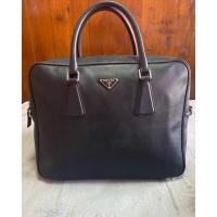 ราคา Prada suffiano leather work bag ของแท้ มือสอง สภาพดี ปราด้า กระเป๋ามือสอง แบรนด์เนม (15009074983)