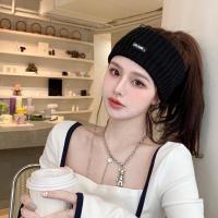 ราคา หมวกไหมพรมครึ่งหัว ที่คาดผมผู้หญิง ขนสัตว์จั๊มแนวตั้ง หมวกบีนนี่กีฬา ที่คาดผมครึ่งหัว สไตล์เกาหลีแบบไดนามิก (42058827005)