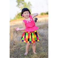 ราคา เสื้อคอกระเช้าเด็ก เสื้อผูกโบว์ เสื้อเด็ก กระโปรงลายน่ารักๆๆค่ะ (6117827461)