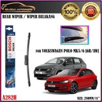 ราคา Volkswagen Polo Hatchback MK5/6 [6R/AW] ปี 2009+ กระจกบังลม BOSCH ใบปัดน้ําฝนด้านหลัง 11" - A282H (28990115553)