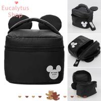 ราคา EUCALYTUSS กระเป๋าแต่งหน้ามิกกี้เมาส์, กันน้ําสีดําความงามเครื่องสําอาง, แบบพกพาหนาขนาดใหญ่ความจุ Shock Resistance Washbag เครื่องสําอาง (42315961266)