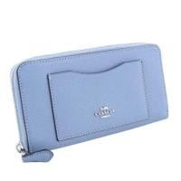 ราคา COACH CROSSGRAIN LEATHER ACCORDION ZIP #F54007 SV/PQ (1534987526)